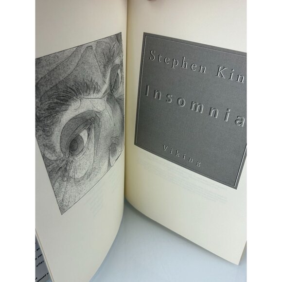 INSOMNIA by Stephen King Vintage 1994 Viking Hardcover Book Horror Suspense - Picture 9 of 12